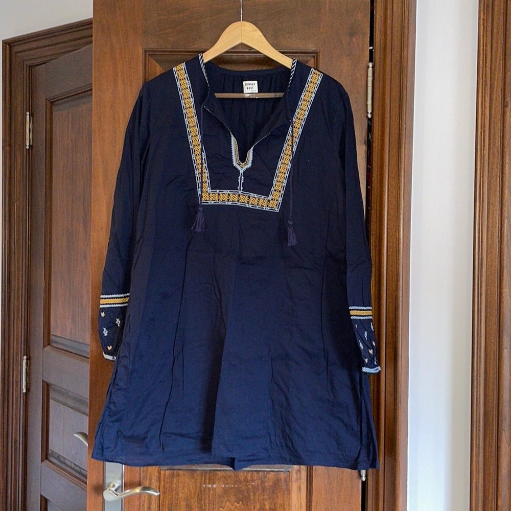 Aritzia Sunday Best Cotton Peasant Dress